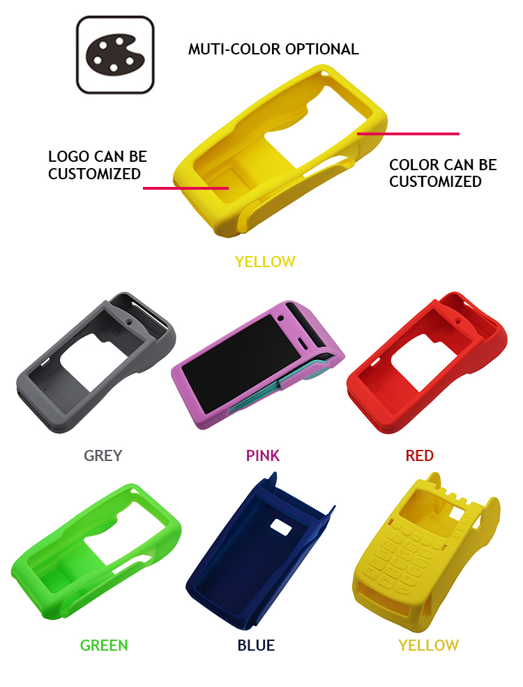 POS Machine Cover Silicone Protective Case For  Verifone VX675