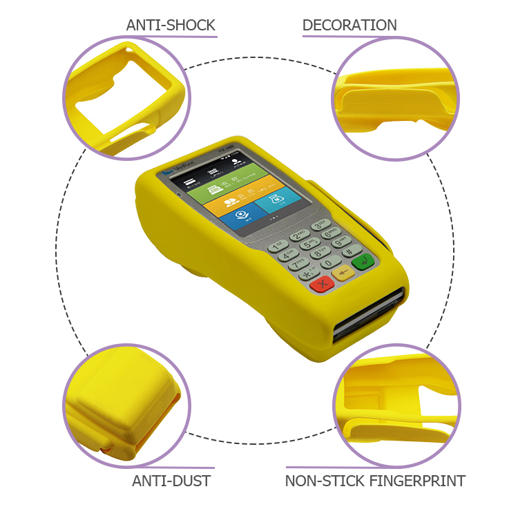 POS Machine Cover Silicone Protective Case For  Verifone VX675