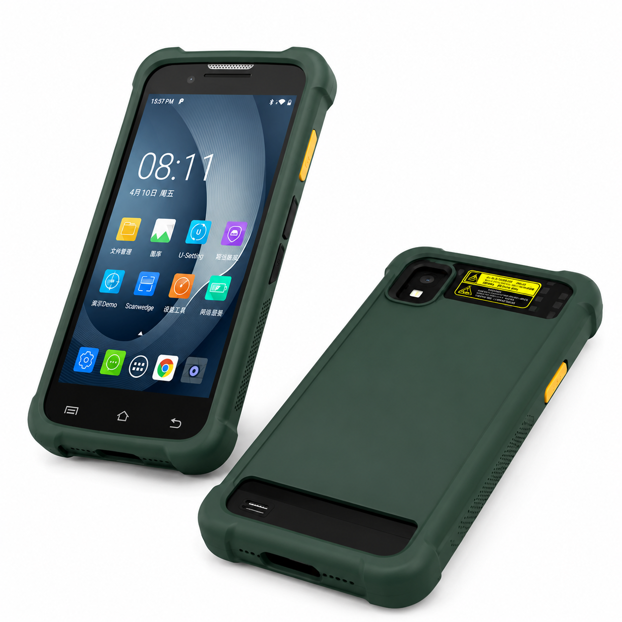 UROVO i6300 Silicone Protective Case Shockproof Anti-Slip Cover for 1D 2D Barcode Scanner PDA