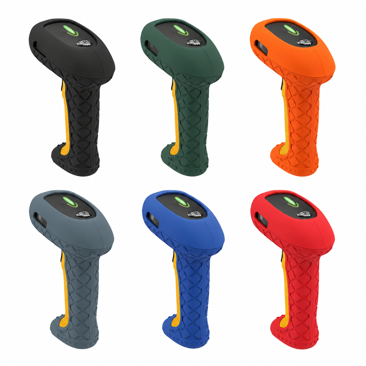 Wireless Shockproof Anti-Slip Barcode Scanner Silicone Case for 1D 2D QR Code Handheld Scanner