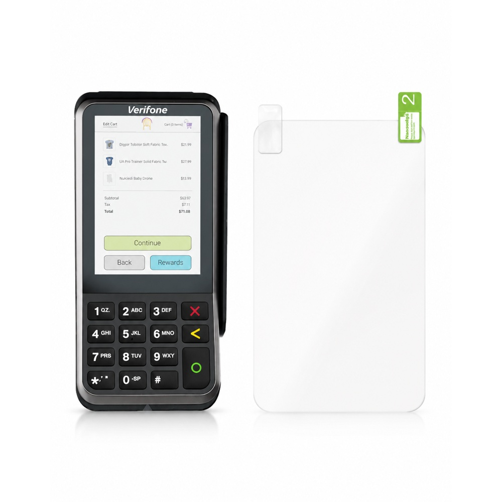 Custom Verifone V400M Screen Protector Anti-Scratch Anti-Shock Hydrogel Protective Film