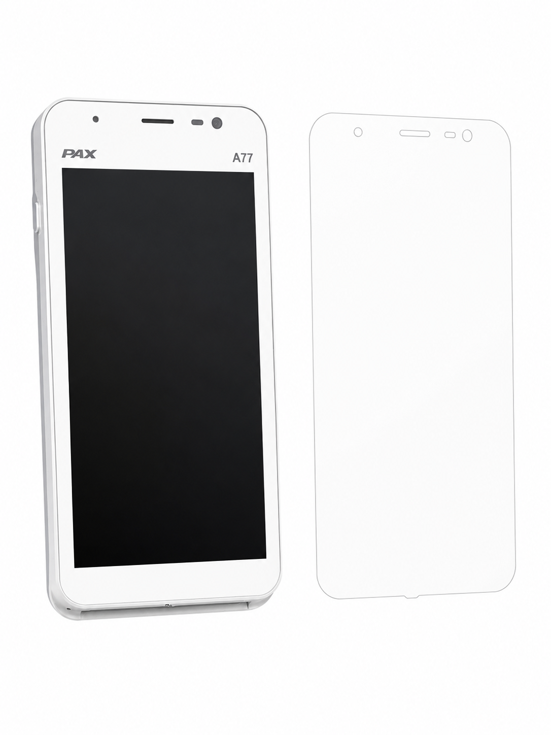 Custom Anti-Scratch HD Clear Protective Hydrogel Screen Protector for PAX A77 Mobile POS Terminal