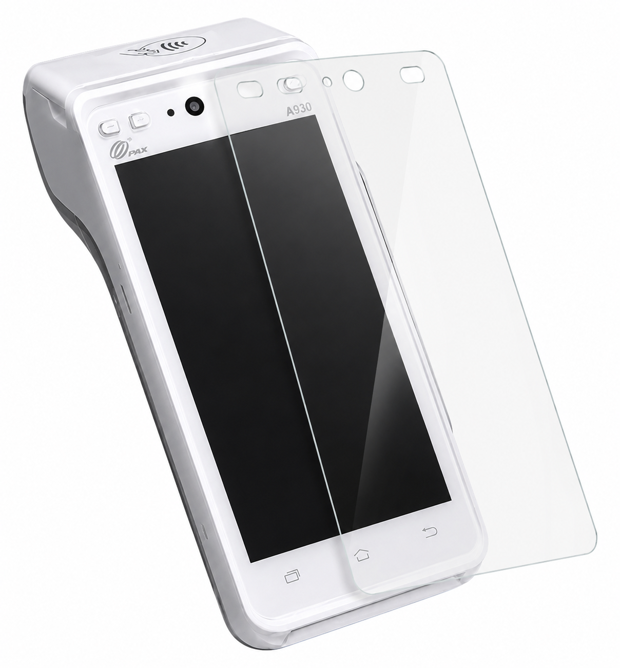 Custom Anti Scratch Anti Shock HD Clear Hydrogel Screen Protector for PAX A930 POS Terminal 