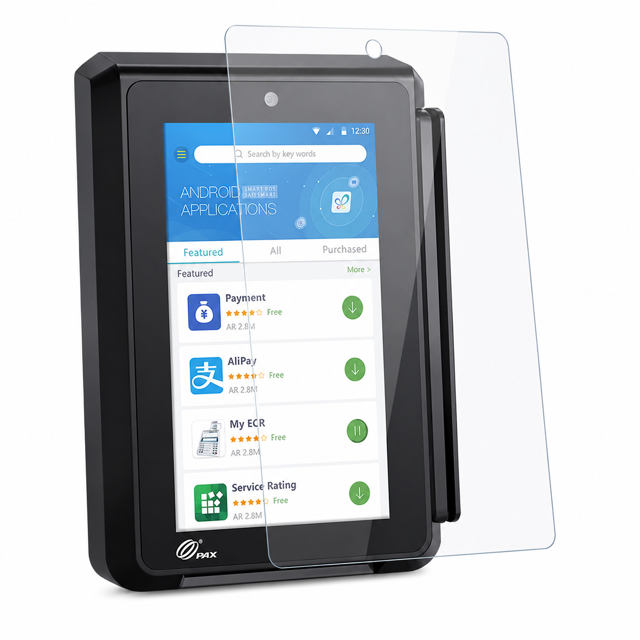 Custom Hydrogel Screen Protector for PAX IM30 POS Terminal Anti-Scratch HD Clear Protective Film