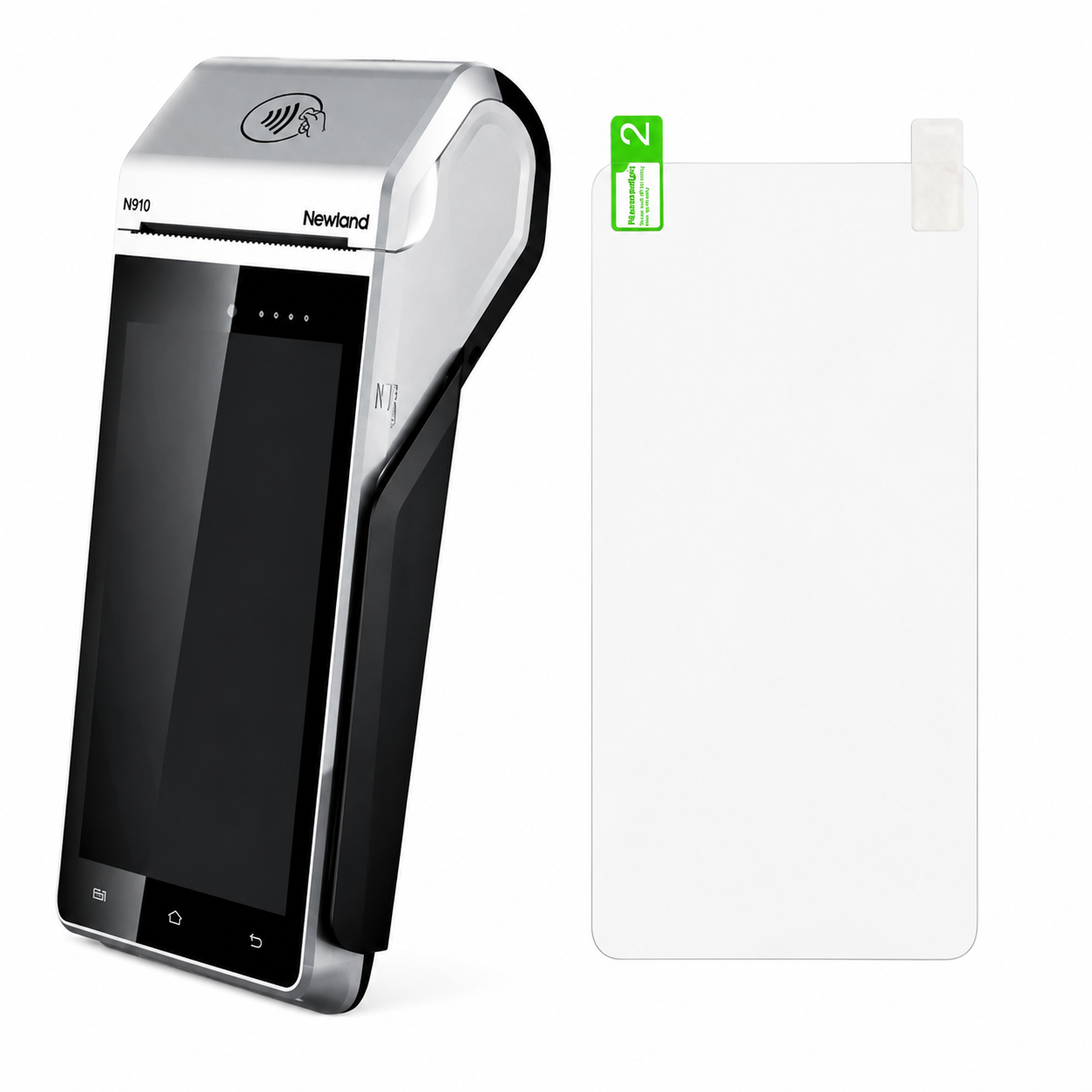 Custom Screen Protector for Newland N910 Smart POS Terminal HD Clear Anti-Scratch Protective Film Custom Screen Protector for Newland N910 Smart POS Terminal HD Clear Anti-Scratch Protective Film