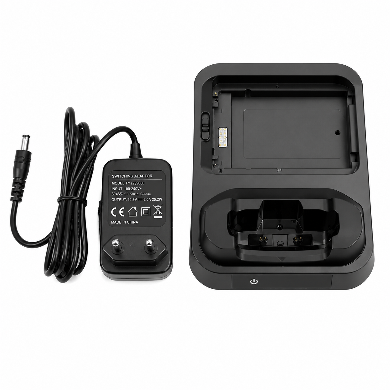 Single Slot Charging Cradle Dock Station for Handheld PDA Barcode Scanner Terminal Single Slot Charging Cradle Dock Station for Handheld PDA Barcode Scanner Terminal