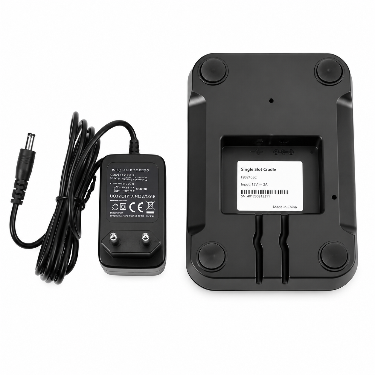 Single Slot Charging Cradle Dock Station for Handheld PDA Barcode Scanner Terminal Single Slot Charging Cradle Dock Station for Handheld PDA Barcode Scanner Terminal