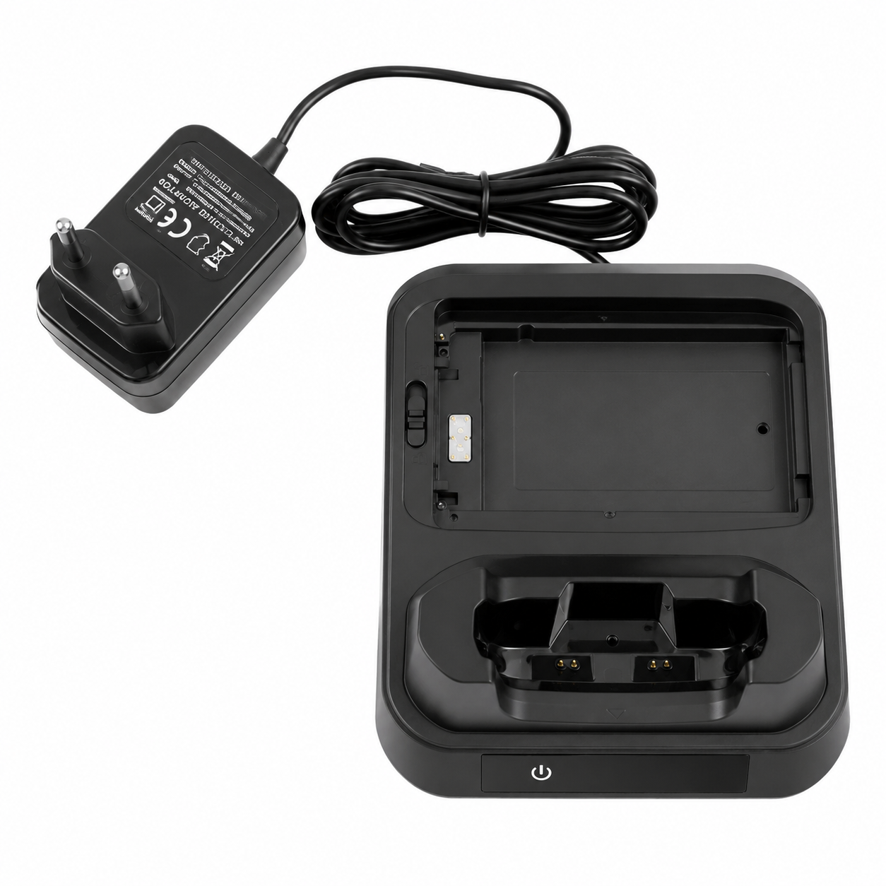 Single Slot Charging Cradle Dock Station for Handheld PDA Barcode Scanner Terminal
