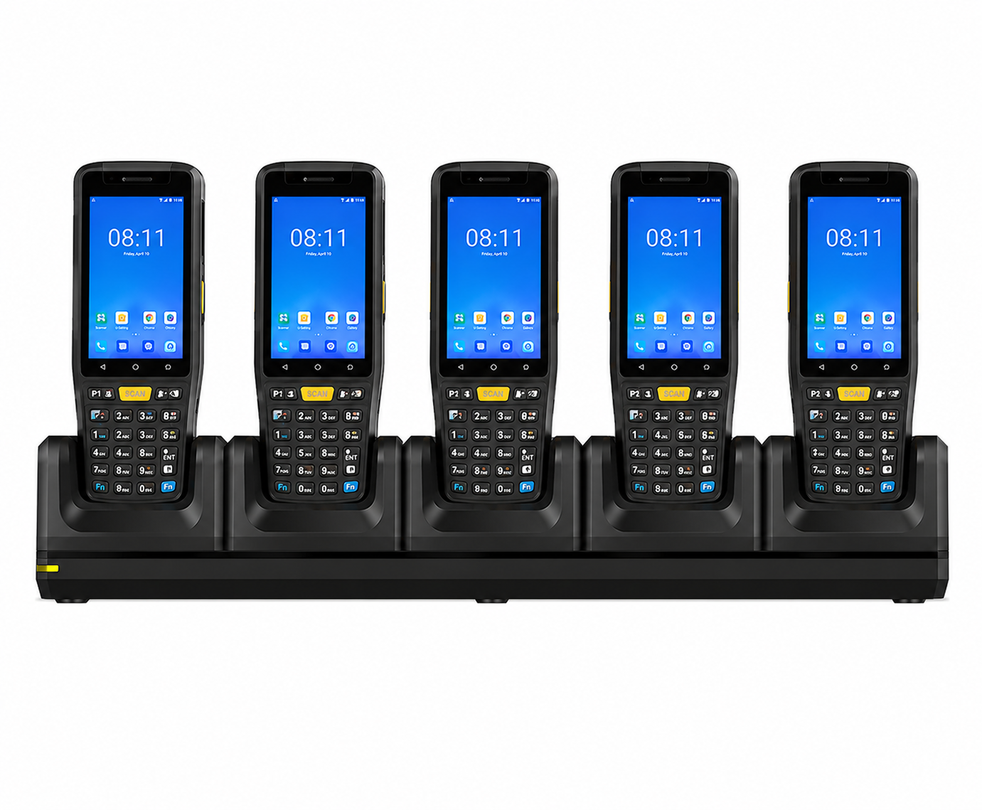 5 Slots Android Inventory Scanner Charging Station for PDA Barcode Scanner and Handheld Terminal