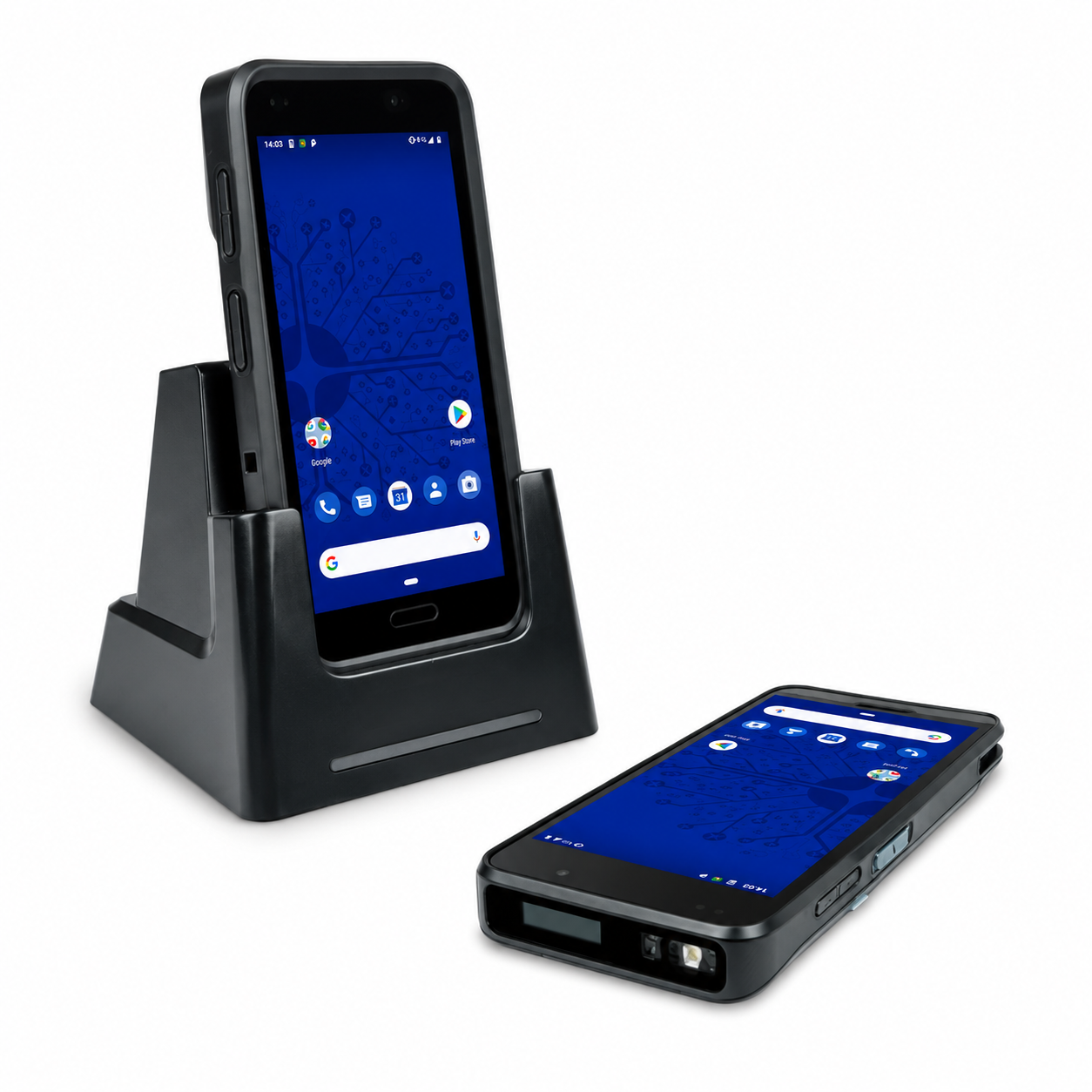 Single Slot Charging Cradle Dock for Android PDA Barcode Scanner and Handheld Terminal